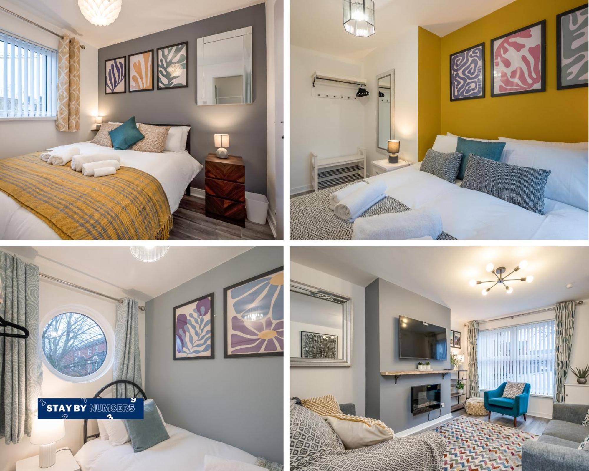 Staybynumbers - Centre & Parking Holiday home *